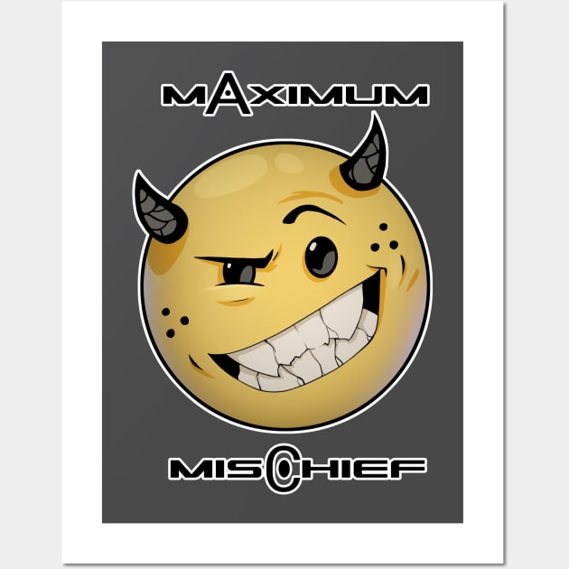 Maximum Mischief Wall Art by RDOWNART